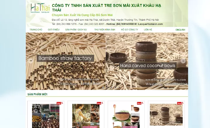 Đồ Sơn Mài Hạ Thái - Công Ty TNHH Sản Xuất Tre Sơn Mài Xuất Khẩu Hạ Thái