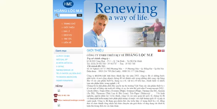 Công ty TNHH thiết bị y tế Hoàng Lộc M.E