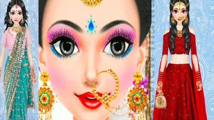 Indian Bride Fashion Wedding Makeover And Makeup