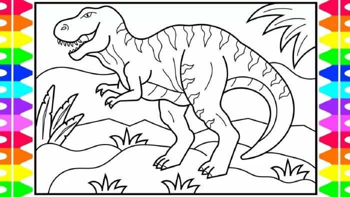Dinosaurs Coloring Book