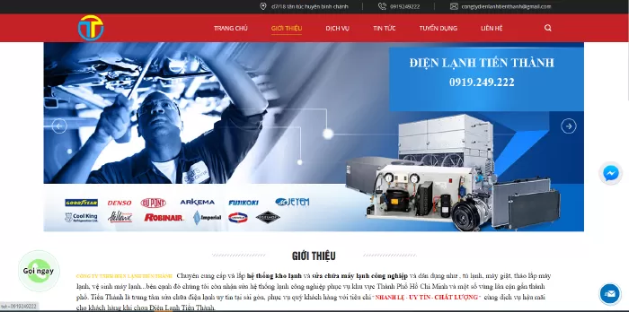 Công Ty TNHH Điện Lạnh Tiến Thành