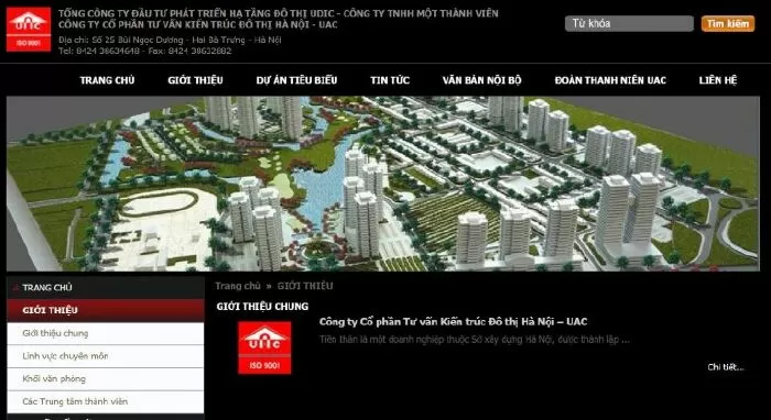 Công ty cổ phần kiến trúc đô thị Hà Nội