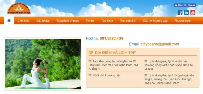 Unesco phát triển nhân văn clb yoga Hà Nội