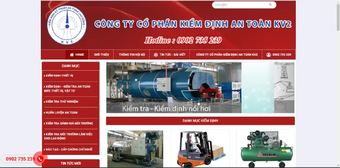 Công Ty Cổ Phần Kiểm Định An Toàn KV2