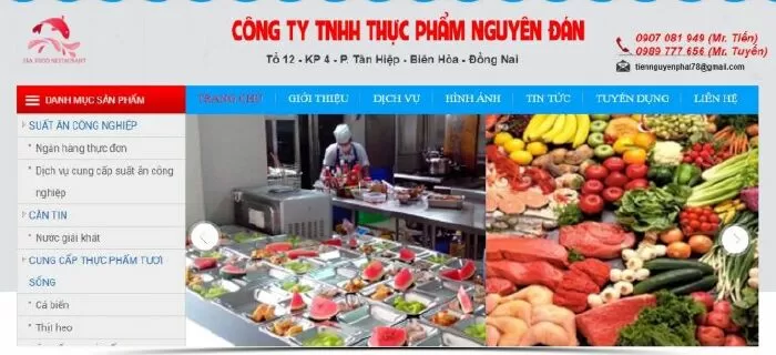 Công ty cung cấp suất ăn công nghiệp tại Đồng Nai Ẩm thực Nguyên Đán