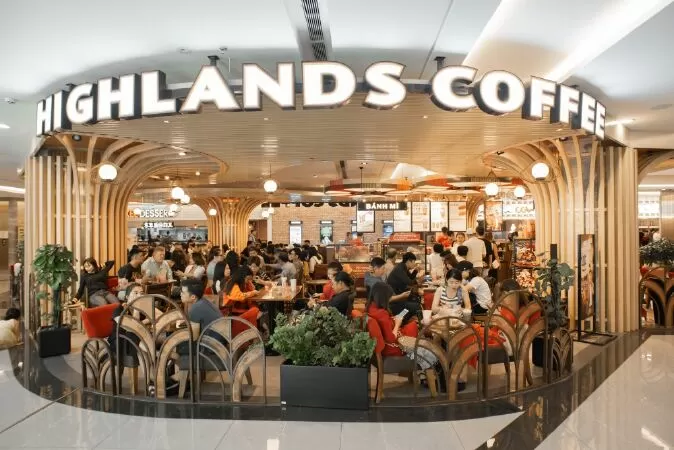 Thương hiệu cà phê nhượng quyền - Highlands Coffee