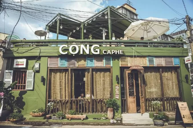 Thương hiệu cà phê nhượng quyền - Cộng cafe