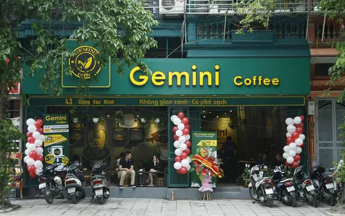 Thương hiệu cà phê nhượng quyền - Gemini Coffee
