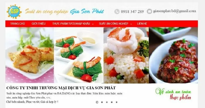 Công ty cung cấp suất ăn công nghiệp tại Bình Dương - Gia Sơn Phát