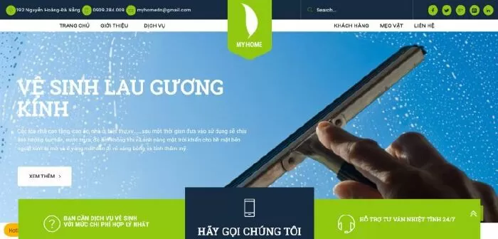 Vệ sinh công nghiệp ở Đà Nẵng - Myhome