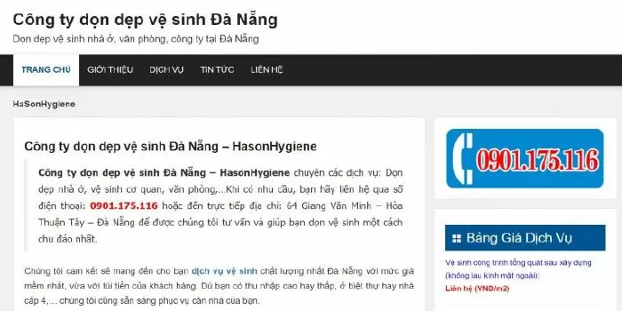 Vệ sinh công nghiệp ở Đà Nẵng - Hason Hygiene
