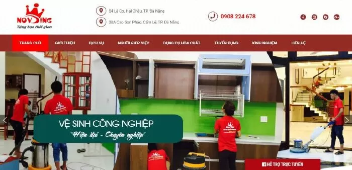 Vệ sinh công nghiệp ở Đà Nẵng - Novoking