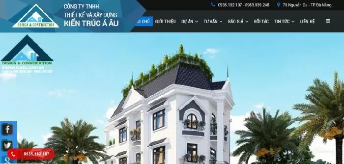Công ty tư vấn thiết kế xây dựng ở Đà Nẵng - Kiến trúc Á Âu