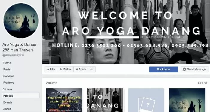 Địa điểm tập yoga tại Đà Nẵng - Aro Yoga