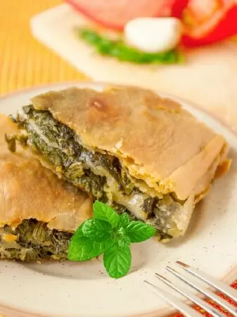 Món Spanakopita ở Hi Lạp
