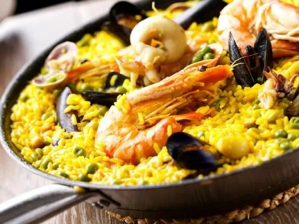 Món Paella ở Tây Ban Nha
