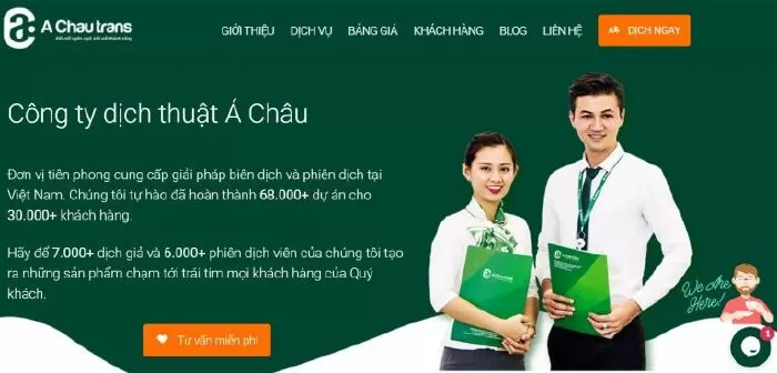 Công ty dịch thuật tại Tp HCM - Sài Gòn Á Châu