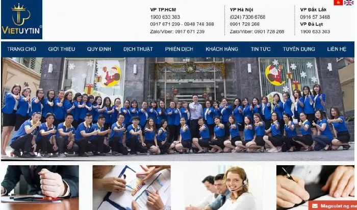 Công ty dịch thuật tại Tp HCM - Việt Uy Tín