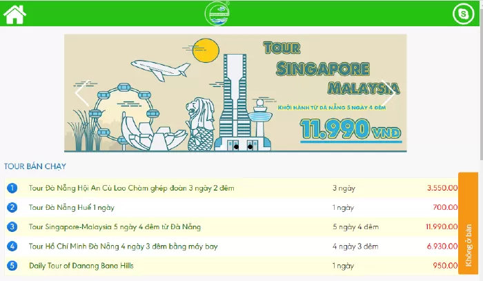 Công ty cung cấp dịch vụ du lịch tại Đà Nẵng - Đà Nẵng Xanh