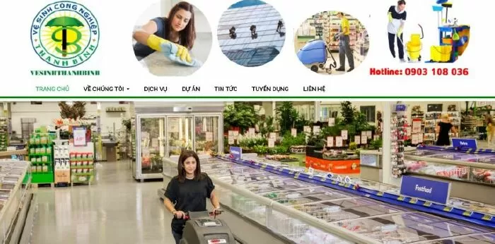 Địa chỉ công ty vệ sinh công nghiệp tại Tp HCM - Thanh Bình