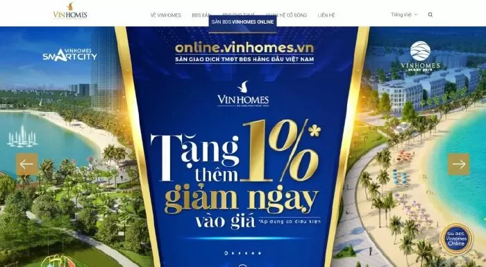 Công ty bất động sản tại Tp HCM - Vinhomes