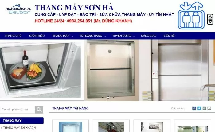 Địa chỉ cung cấp thang máy tại Tp HCM - Sơn Hà
