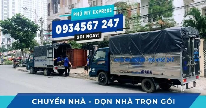 Công ty chuyển nhà trọn gói tại Tp HCM - Taxi tải Phú Mỹ