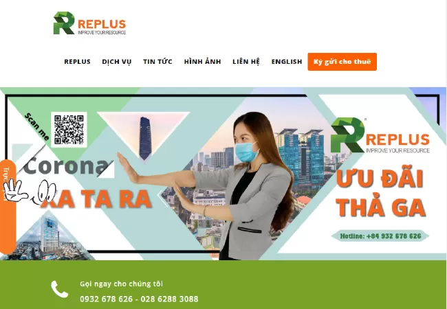 Công ty cho thuê văn phòng tại Tp HCM - Replus