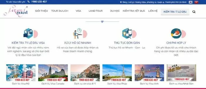 Dịch vụ làm visa tại Tp HCM uy tín an toàn nhất - Sarang