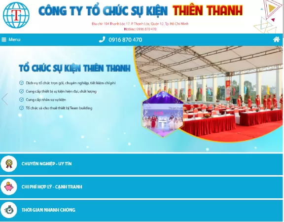 Công ty tổ chức sự kiện tại Tp HCM nổi tiếng nhất - Thiên Thanh