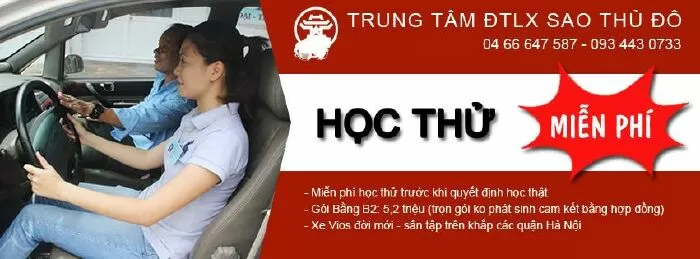 Địa chỉ đào tạo lái xe tại Hà Nội uy tín nhất - Sao Thủ Đô