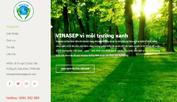 Tư vấn môi trường tại Hà Nội chất lượng nhất - Vinasep