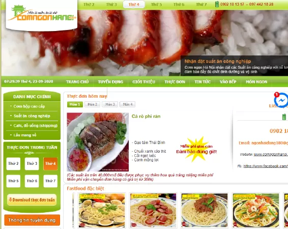 Cung cấp suất ăn công nghiệp tại Hà Nội chất lượng nhất - Cơm Ngon Hà Nội