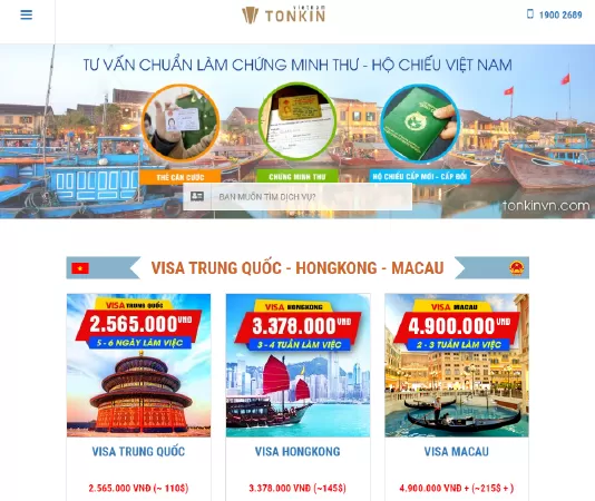 Hỗ trợ làm visa tại Hà Nội uy tín chất lượng nhất - Tonkin