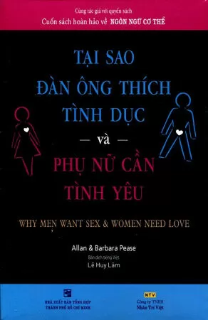 Sách hay về tình yêu đáng đọc nhất - Tại Sao Đàn Ông Thích Tình Dục Và Phụ Nữ Cần Tình Yêu