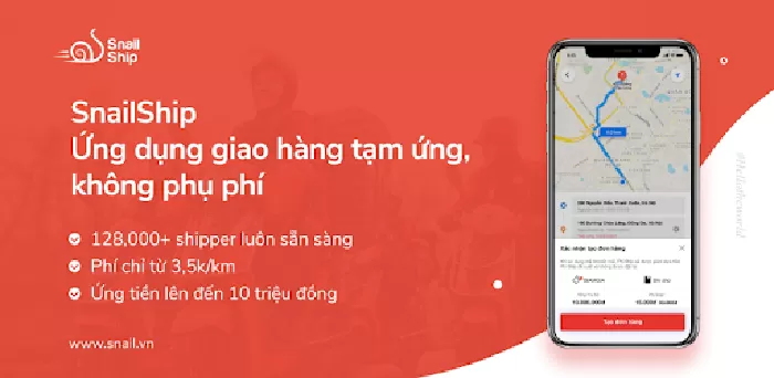 Ứng dụng ship hàng Snail Ship