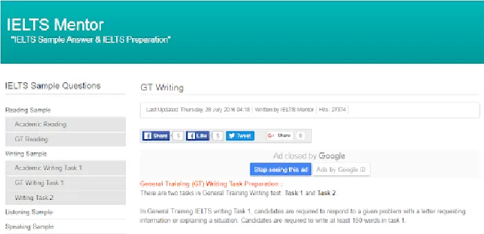 IELTS Mentor