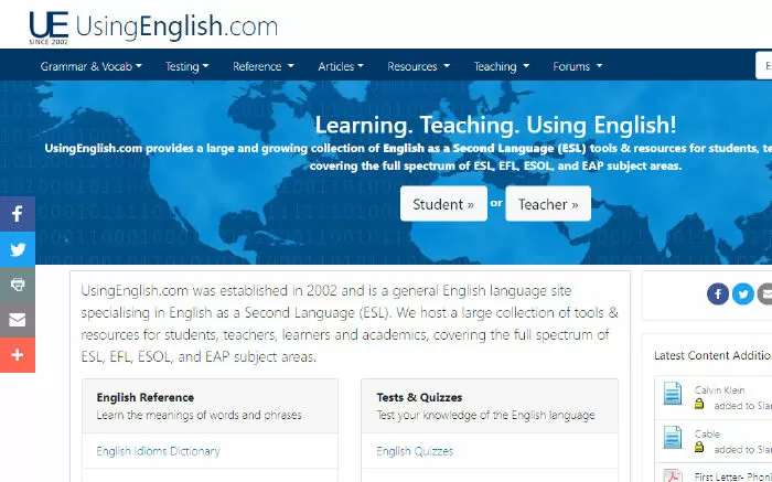 Using English IELTS
