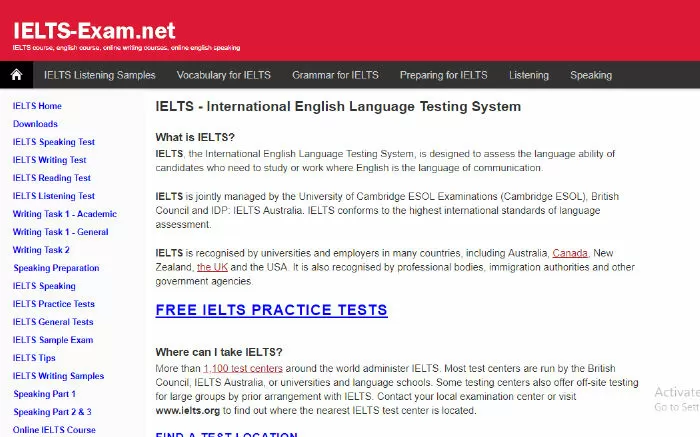 IELTS Exam