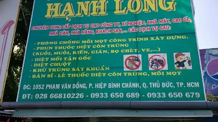 Công Ty Diệt Mối Hạnh Long
