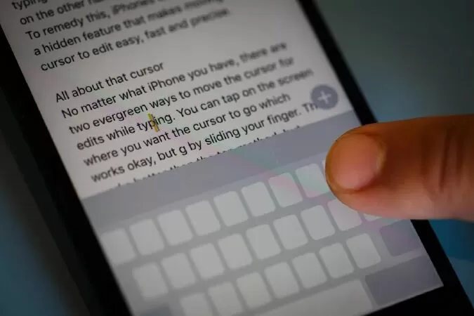 Tính năng biến bàn phím thành con trỏ chuột trên iPhone