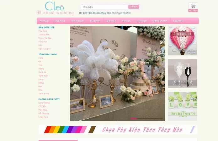 Dịch vụ trang trí tiệc cưới tại Sài Gòn - Cleo Wedding