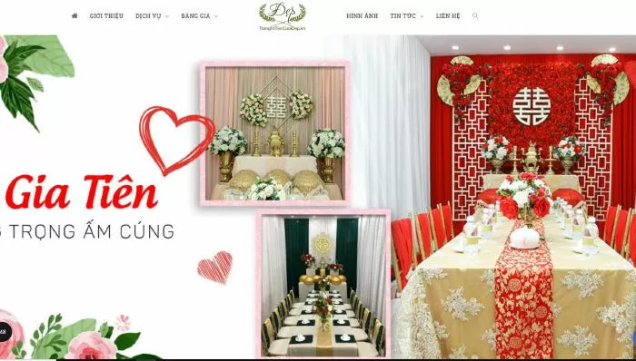 Dịch vụ trang trí tiệc cưới tại Sài Gòn - Trang Trí Tiệc Cưới Đẹp