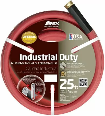 Vòi xịt 25' tốt nhất cho khu vườn: Vòi xịt nóng lạnh bằng cao su Apex 8695-25