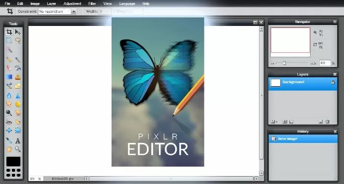 Phần mềm chỉnh sửa ảnh tốt nhất: Pixlr Editor