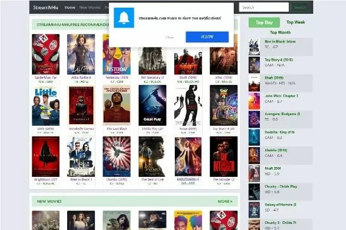 Trang web xem phim online miễn phí: Streamm4U
