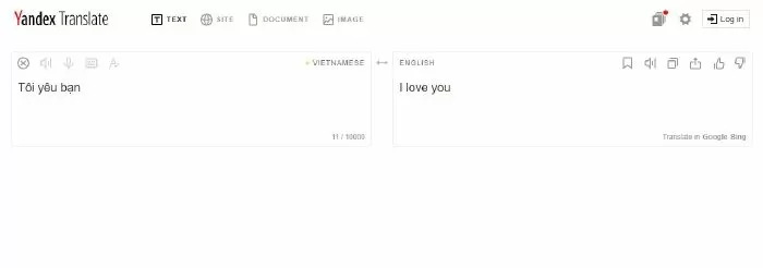 Yandex Translator