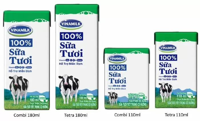 Sữa tươi đóng hộp Vinamilk