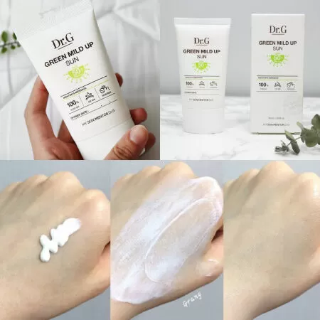 Sản phẩm làm đẹp của Hàn Quốc tốt nhất: Kem chống nắng Dr.G Green Mild Up Sun