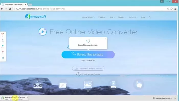Phần mềm, website chuyển đổi video sang mp3: Apowersoft Video Converter